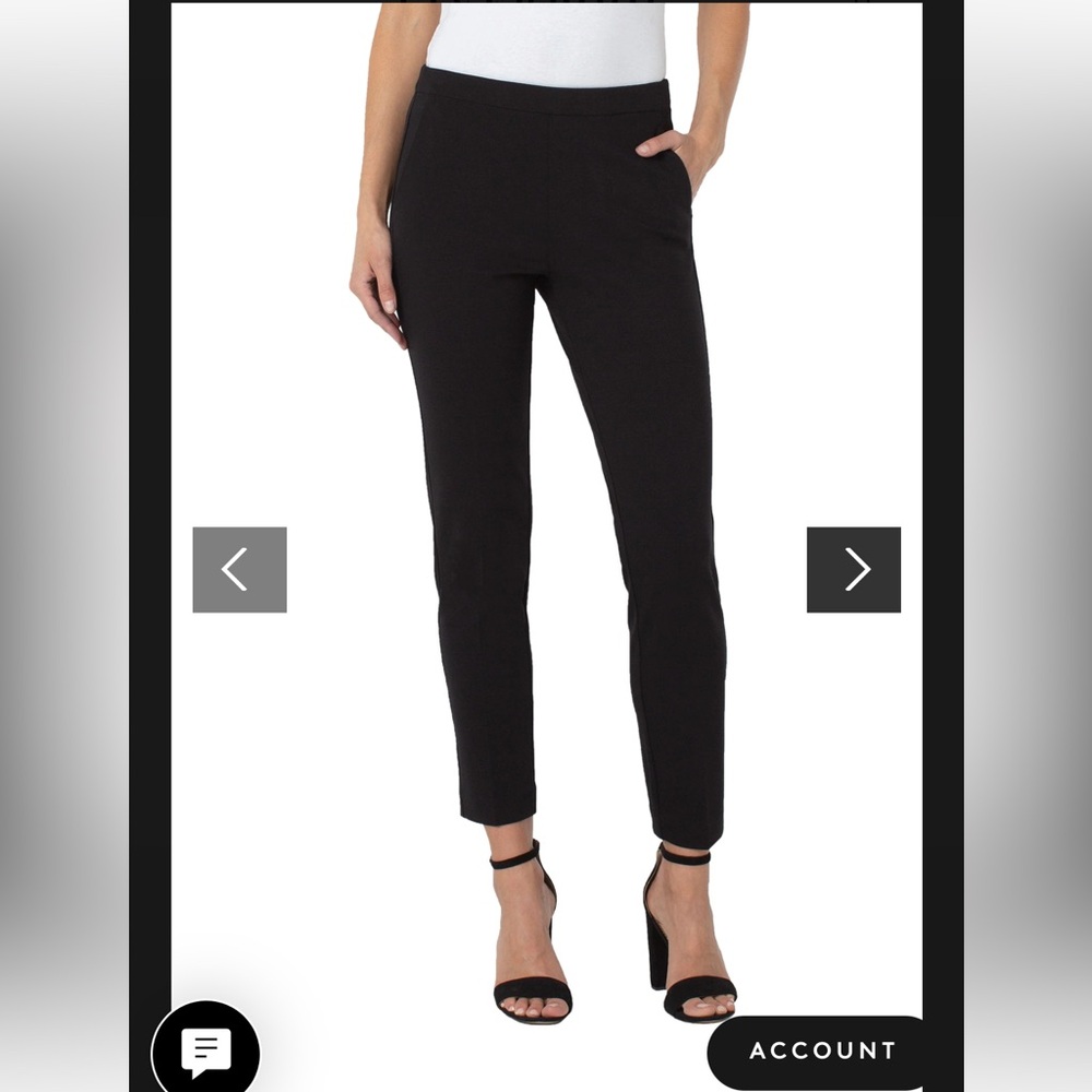 Liverpool Los Angeles Petite Kelsey Pull On Trouser size 28/6 NWT